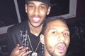 Pierre-Emerick Aubameyang en compagnie de son frère Willy, qui est dans le staff de Panthère au même titre que leur aîné Catalina et Kevin Lemina. © D.R.