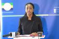 Le ministre en charge des Droits de l’homme, Erlyne Antonela Ndembet-Damas, le 10 décembre 2020, à Libreville. © D.R.