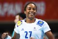 Estelle Nze Minko a été désignée meilleure joueuse de l’Euro 2020 de handball féminin. © Radio France