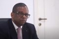 Edgar Anicet Mboumbou Miyakou, le ministre de la Communication et de l’Économie numérique, a soumis à la réflexion le projet de Facebook. © D.R.