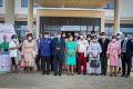 Photo de famille au terme de la cérémonie de lancement officiel de la formation. © Gabonreview