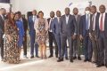 Une délégation conjointe du Trésor et de la Dette du Gabon a présenté à Douala, le 15 janvier 2021, la stratégie annuelle des valeurs du Trésor 2021. © D.R.