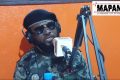 Le Général des Mapanes, Gaël Koumba Ayouné, le 19 février 2021, lors de son passe à l’émission «L’appel du Mapane». © Capture d’écran/Gabonreview