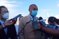 Le ministre de la Santé, Dr Guy Patrick Obiang Ndong, le 9 mai 2021, à Libreville. © Gabonreview