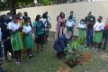 Le ministre des Eaux et Forêts, Lee White, entourés des officiels, lors du lancement de la semaine nationale de l’environnement, le 4 juin 2021, à Libreville. © Gabonreview