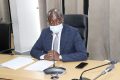 Ghislain Moandza Mboma dirigeant les travaux le 3 septembre. © Gabonreview