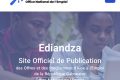 L’interface du site ediandza.ga. © capture d’écrant/Gabonreview