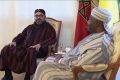 Le roi Mohammed VI et Ali Bongo après l’AVC du président gabonais. © D.R.