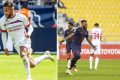 Jim Allevinah et Aaron Boupendza ont été décisifs avec leurs clubs, pour leur premier match post-Can. © Montage I Gabonreview