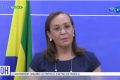 Madeleine Berre, porte-parole du gouvernement gabonais, le 2 mars 2022. © Gabonreview/Capture d’écran Gabon 1ère