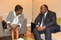 Ali Bongo et  Félicité Ongouori Ngoubili, en novembre 2015, à Malte. © Com. présidentielle