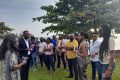 Les membres de la délégation du Suriname sur une des étapes du City Tour, le 12 mars 2022 à Libreville. © Gabonreview