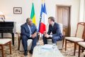 Ali Bongo espère que la réélection d’Emmanuel Macron participera au raffermissement des relations entre la France et le Gabon. © Présidence gabonaise