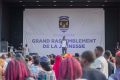 En prélude à l’arrivée d’Ali Bongo à Port-Gentil, Marc Tchango a organisé, le 18 juin 2022, un grand concert en vue de mobiliser les jeunes. © D.R.