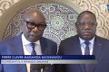 Pierre-Claver Maganga Moussavou et le défunt Emmanuel Issoze Ngondet, le 4 décembre 2018, à Rabat. © Capture
d’écran/Gabon24