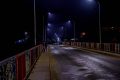 Le pont de la Ngounié  vu de nuit. © Facebook/Oeildusud