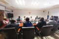 La délégation du ministère de la Fonction publique pendant sa séance de travail à la CNPDCP, le 9 novembre 2022 à Libreville. © Gabonreview