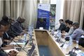 Les membres de l’Organisation indienne du commerce économique (IETO) prenant une part active à la session Invest Gabon animée par le directeur général de l’ANPI Gabon, Ghislain Moandza Mboma. © Invest Gabon