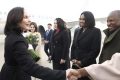 Sylvia Bongo Ondimba, à son arrivée à Tachkent, en Ouzbékistan. ©
Facebook