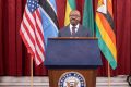 Ali Bongo, à Washington, le 13 décembre 2022. © Communication présidentielle