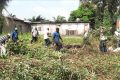 Les membres de la fédération «Henriette Diavou» sur le terrain dans la cadre de la Journée citoyenne à Port-Gentil. © Gabonreview