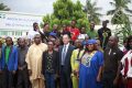 Les participants aux Assises de la Jeunesse de l’Ogooué-Maritime posant au terme des travaux. © Gabonreview