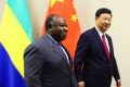 Ali Bongo et Xi Jinping, lors du Focac 2015. © Twitter/ABO