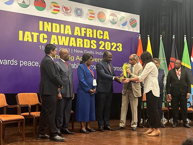 Investment: Hugues Mbandinga Madiya receives award in India |  Gabonreview.com