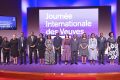 Le président Ali Bongo Ondimba, Sylvia Bongo Ombimba, les panélistes, les experts, et les officiels à la présidence de la République, le 19 juin 2023. © D.R.