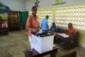 Bureau de vote à l'école publique Akebe 2 dans le 4e arrondissement de Libreville, le 27 octobre 2018. © Carine Frenk / RFI