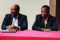 Jean Yves Edou Ndong et René Ndemezo’Obiang défendront les couleurs du PDG dans la commune de Bitam. © Gabonreview