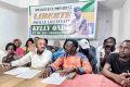 Représentants du collectif des ressortissants du département de l’Okano, le 15 décembre 2023, à Libreville. © D.R.