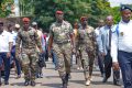 Le délégué spécial en charge de la commune de Libreville, le général de brigade Jude Ibrahim Rapontchombo en guerre contre l’incivisme des populations. © D.R