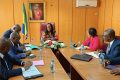 Nadine Nathalie Awanang épse Anato dirigeant la rencontre. © Gabonreview