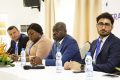 Le directeur général de l’ANPI-Gabon, Ghislain Moandza Mboma (2e à droite) intervenant au 2e panel du Forum UK-Gabon Trade and Investment, le 20 juin 2024. © Invest in Gabon