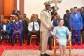 Le général Brice Clotaire Oligui Nguema lors de l’installation du Comité constitutionnel national en mai dernier. © Com. présidentielle