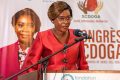 La Première dame, Zita Oligui Nguema, fondatrice de la fondation Ma Bannière, ouvrant les travaux du 3e Congrès consacrés à la Drépanocytose. © D.R.
