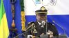 Le capitaine de vaisseau Dieudonné Loïc Ndinga Moudouma s’exprimant le 15 juillet 2024. © GabonReview/Capture d’écran