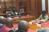 Moment de la séance de travail du Comité constitutionnel national et le président de la Transition, le 2 juillet 2024. © GabonReview (capture d'écran)