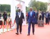 Brice Clotaire Oligui Nguema à son arrivée au Palais du Louvre, le 25 juillet 2024. © Com. présidentielle