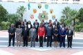 Le président de la Transition, Brice Clotaire Oligui Nguema, posant avec ses collaborateurs et les ambassadeurs gabonais ayant prêté serment à Libreville, le 6 août 2024. © D.R.