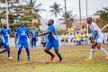 L’équipe de football d’AGL Gabon Port-Gentil sur le terrain, le 10 août 2024. © AGL Gabon