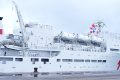 L’Arche de la paix, le navire hôpital chinois au port d’Owendo, le 26 septembre 2024. © GabonReview