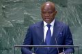 Le général Brice Clotaire Oligui Nguema pendant son discours à l'ONU, le 23 septembre 2024 à New York. © Capture d'écran