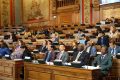 Le Délégué spécial de la commune de Libreville, le général Judes Ibrahim Rapontchombo à la 102e réunion du Bureau de l'Association internationale des maires francophones, tenue à Paris le 3 octobre 2024. © D.R.