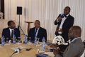 Télesphore Obame Ngomo s’exprimant le 6 novembre 2024. © GabonReview