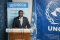 Le Représentant spécial du SG de l’Organisation des Nations Unies (Onu) pour l’Afrique centrale, Abdou Abarry, le 3 décembre à Libreville. © GabonReview