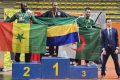 Un athlète gabonais médaillé d’or au 4e championnat d'Afrique de Qwan ki do, le 23 décembre 2024 à Abidjan. © D.R.