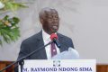 Raymond Ndong Sima s’adressant aux responsables administratifs, le 28 janvier 2025. © Presse Primature