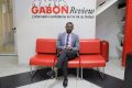 Le professeur Bertrand Noël Boundzanga lors de son passage à la Rédaction de GabonReview. © GabonReview